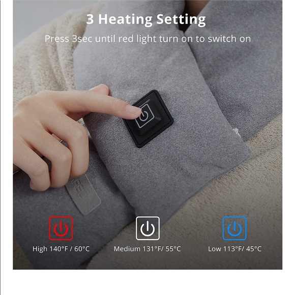 AKASO BRAND NEW IN BOX WIRELESS HEATED SCARF - Picture 7 of 10